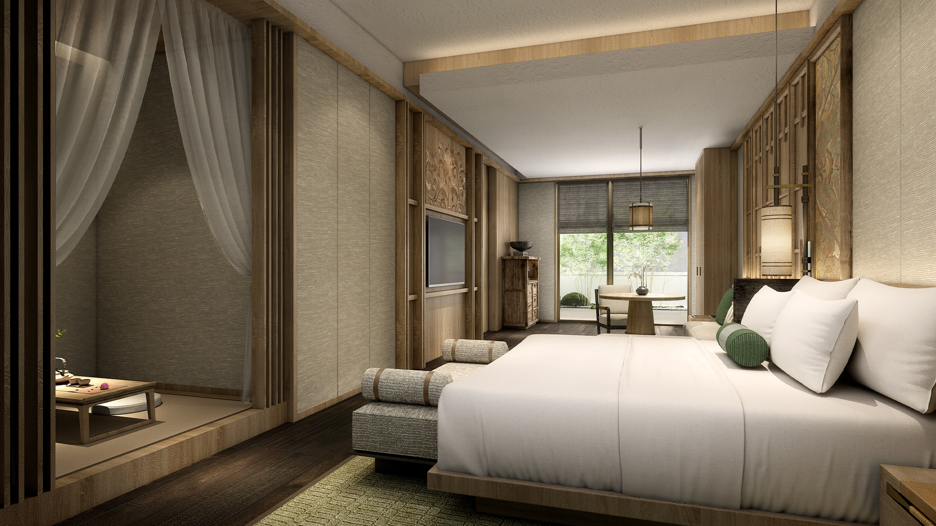 room-Peak View Wellbeing Onsen Room-bedroom 1
